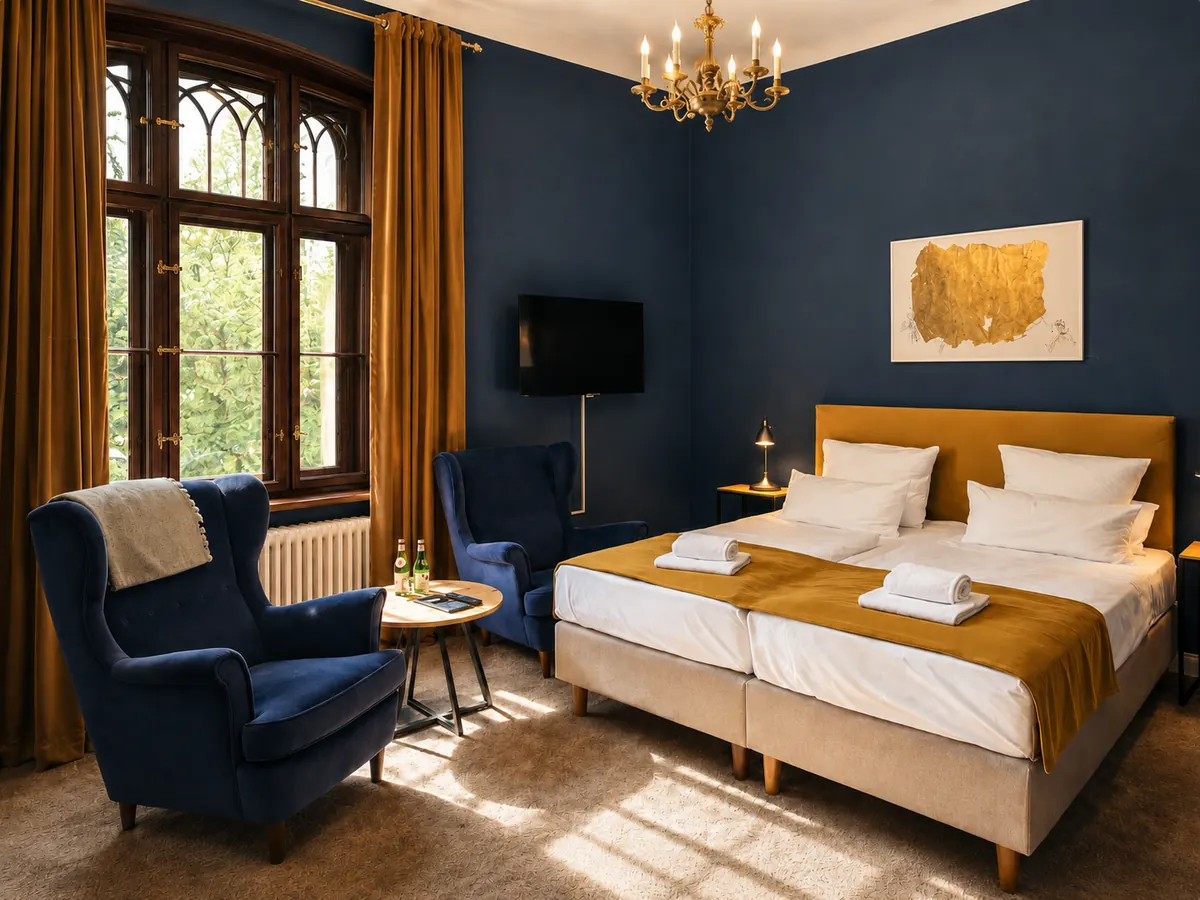 Doppelzimmer Classic mit historischem Schlossambiente