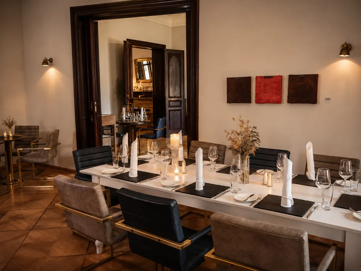 Restaurantdetail im Schloss Reichenow
