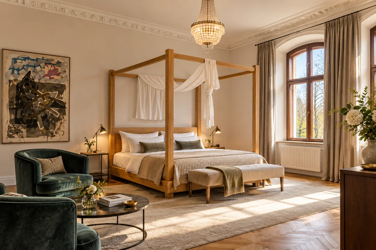Suite im Schloss Reichenow in Brandenburg